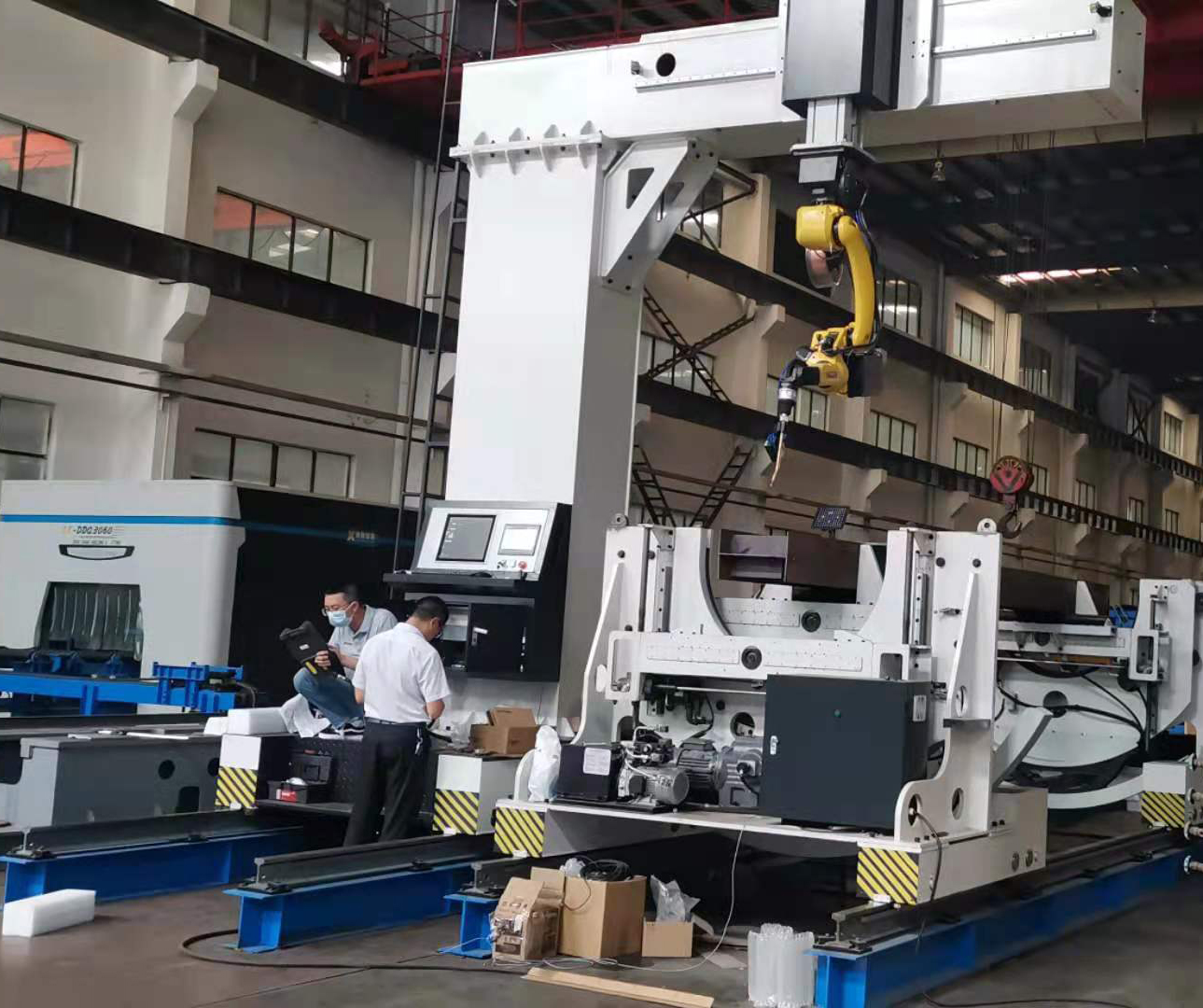 洲翔懸臂機(jī)器人焊接工作站